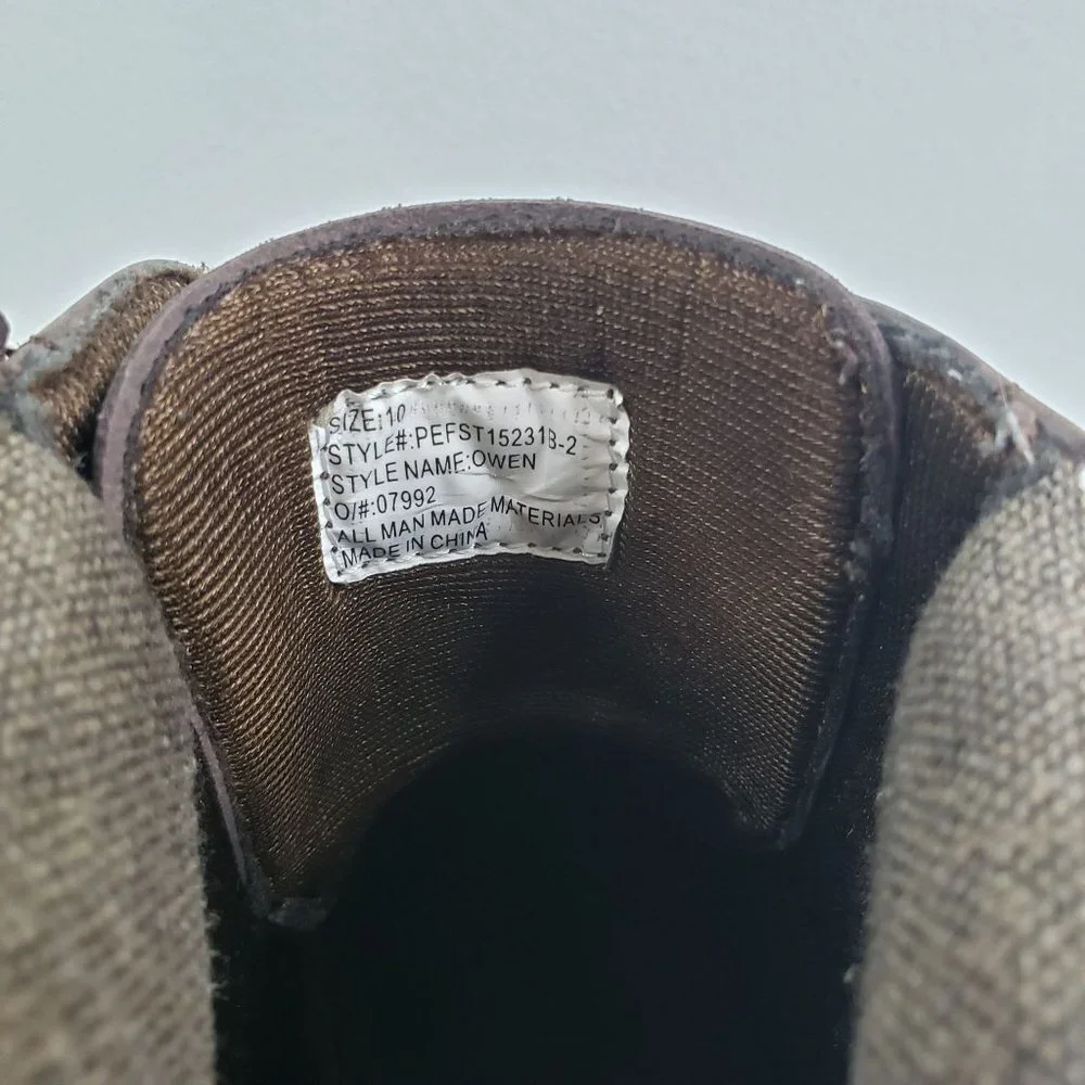 Perry Ellis Men's Owen Boot in Brown‎ - Size 10